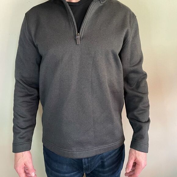 Van Heusen Men’s Gray Pullover 1/4 Zip Athletic Top (Size: Medium) - Picture 14 of 14